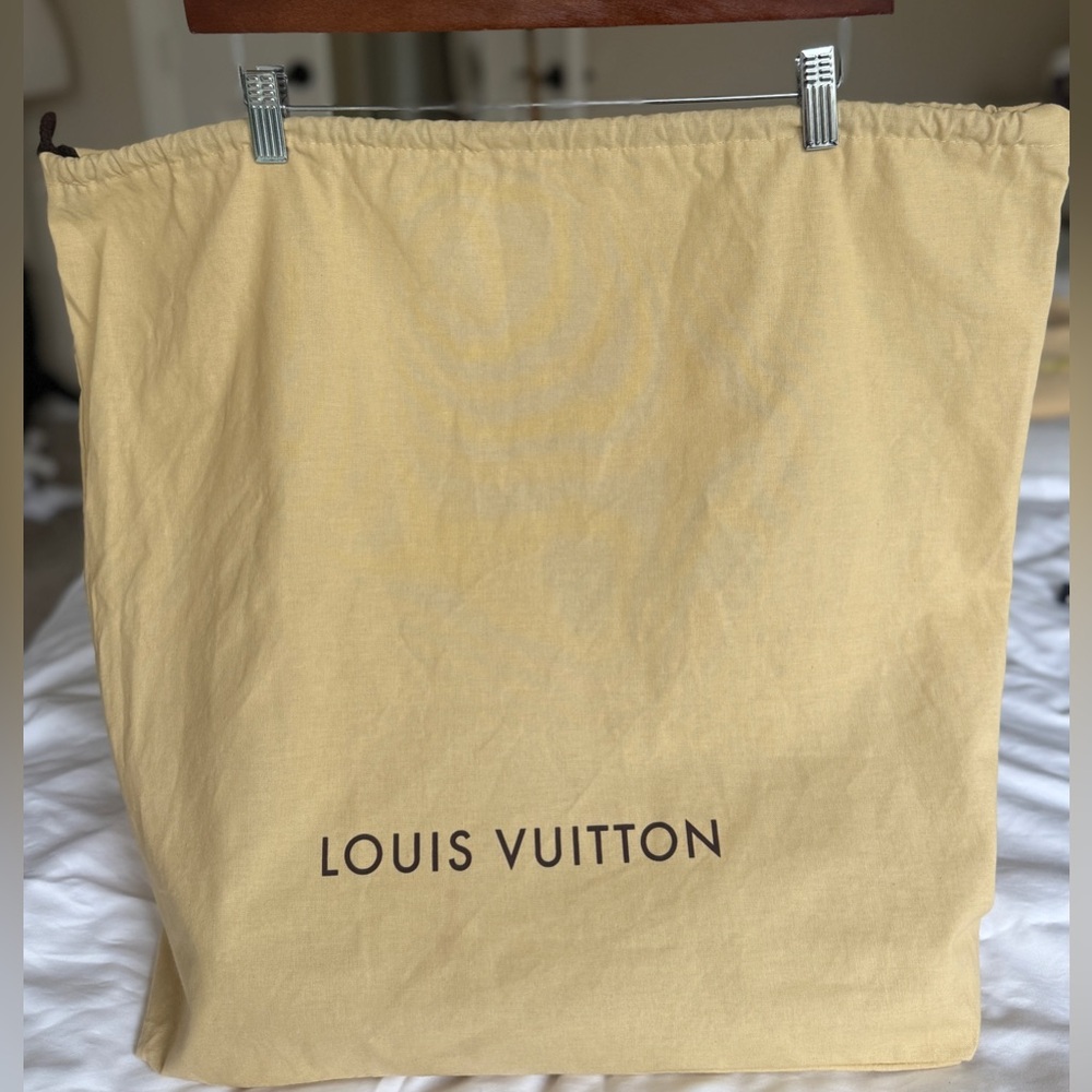 Louis Vuitton Large Drawstring Dust Bag 20” x 17” x 7” (Fits Neverfull GM)